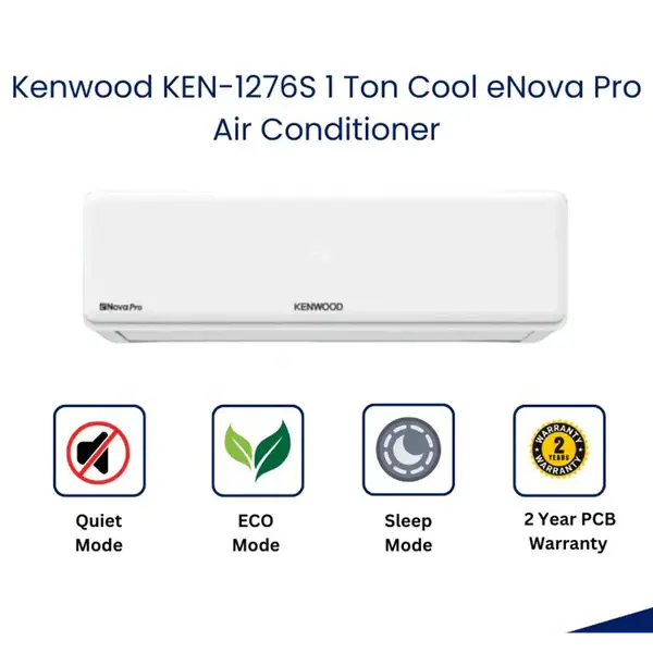 Kenwood 1 Ton eNova Pro Air Conditioner KEN-1276S