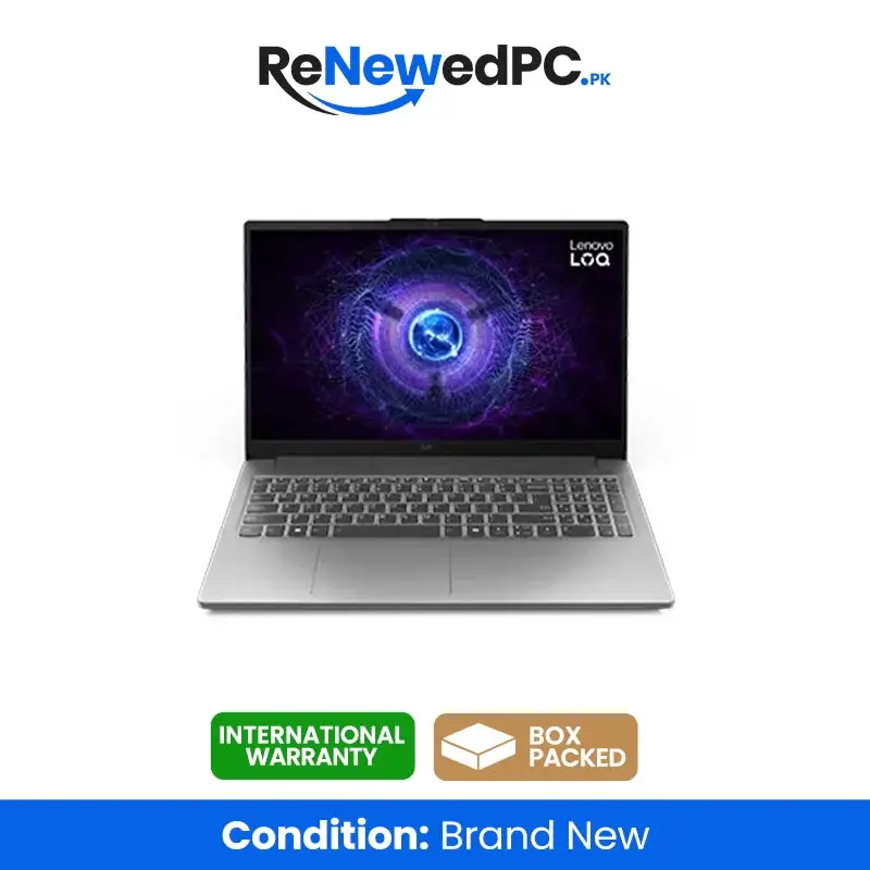 Lenovo LOQ 151AX9E | Core i5 | 12th Gen | 12450HX |  8GB DDR5 RAM | 512GB SSD | 15.6" Display | Renewed Pc