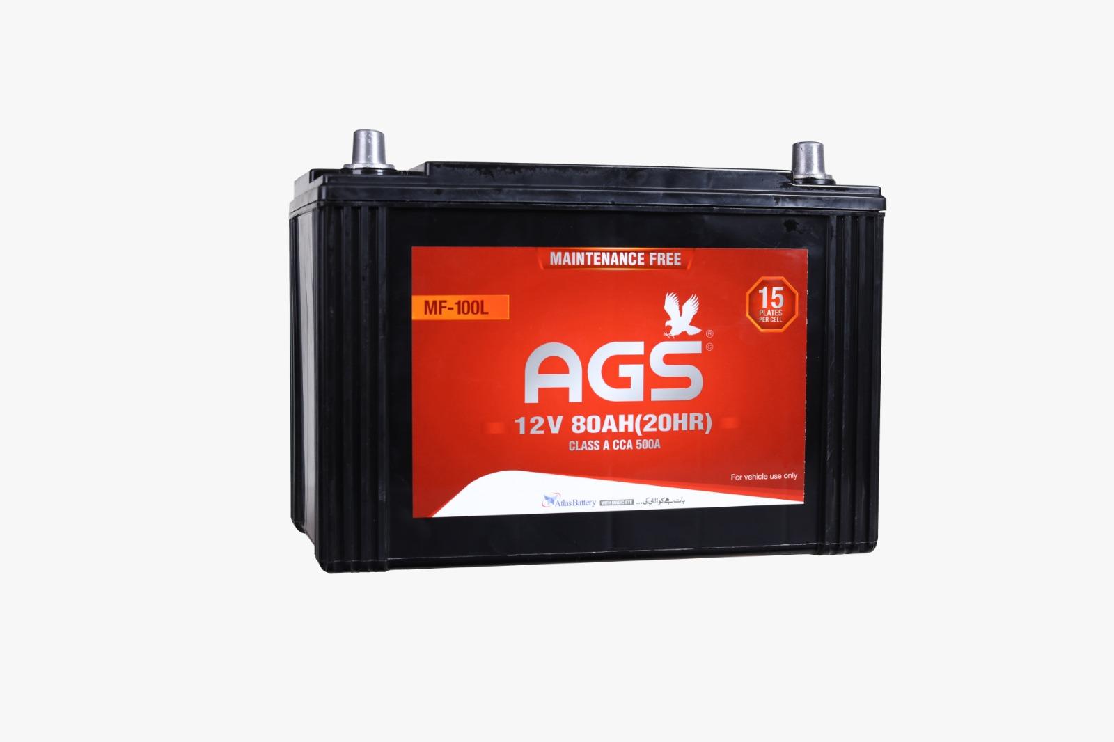 AGS | MF 100 | Maintenance Free Car Battery