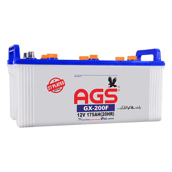 AGS | GX 200F Battery | UPS 27 Plates 175 Ampere
