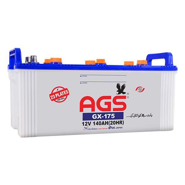 AGS | GX 175 Battery | UPS 23 Plates 140 Ampere