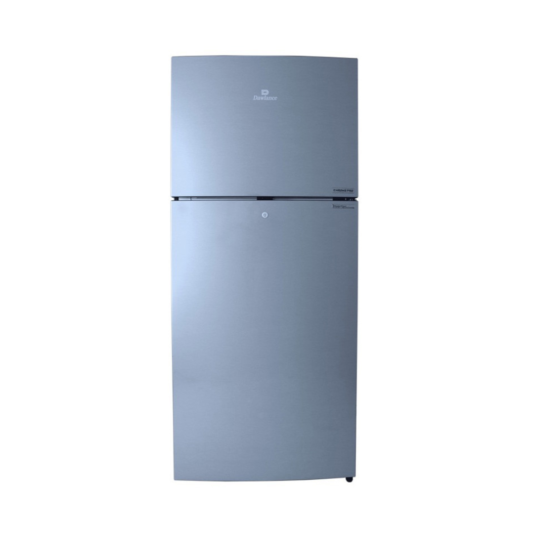 Dawlance | 9191WB Chrome PRO Hairline Silver | 14 CF Refrigerator
