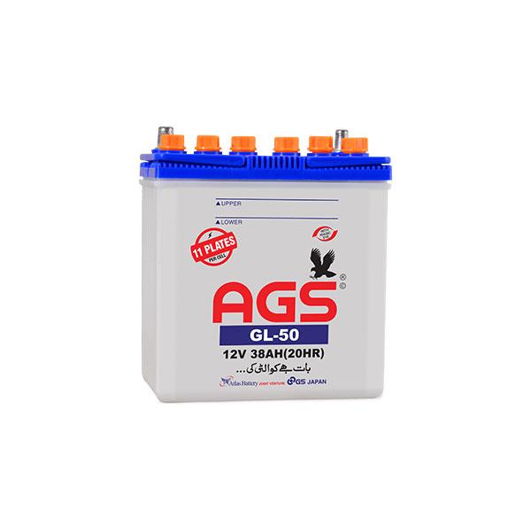 AGS | GL 50 Battery | For 1000cc To 1200cc vehicles