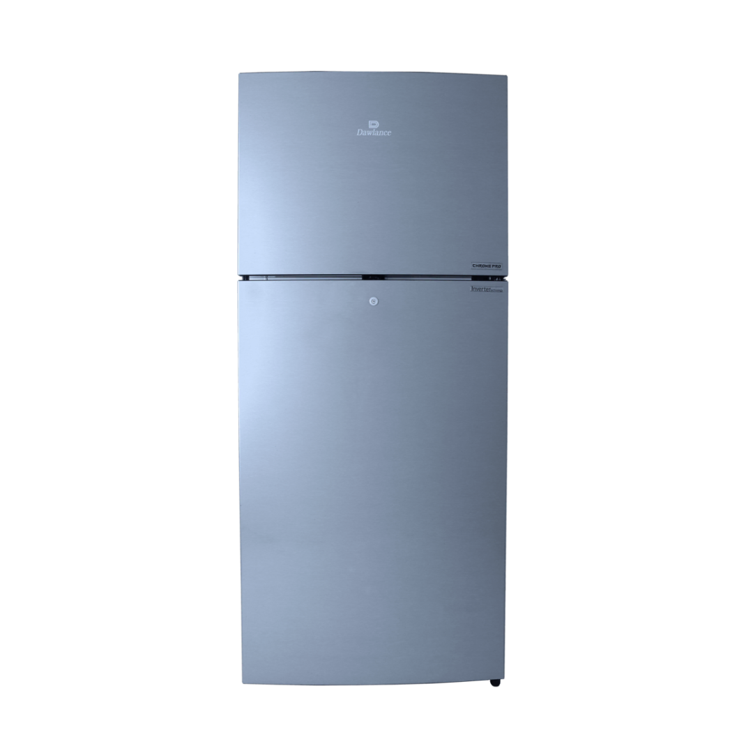 Dawlance | 9160LF Chrome Pro Hairline Silver | 10 CF Refrigerator