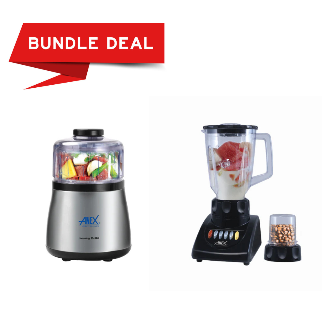 Anex | Blender Grinder AG-697 + Chopper AG-3047