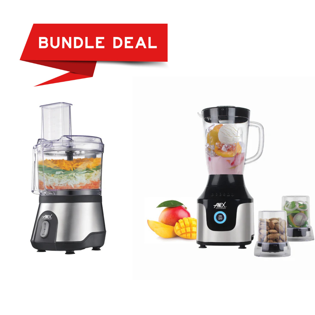 Anex | Blender Grinder AG-6046 + Chopper AG-3049