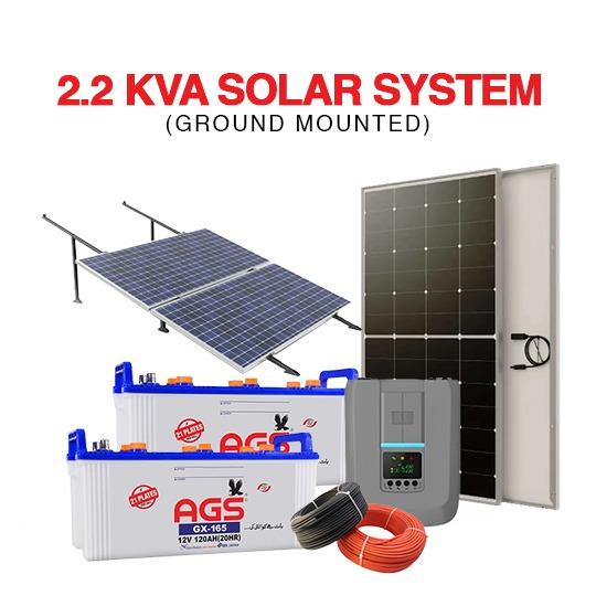 2.2 KVA SOLAR SYSTEM (Ground Mounted) by Core Energy