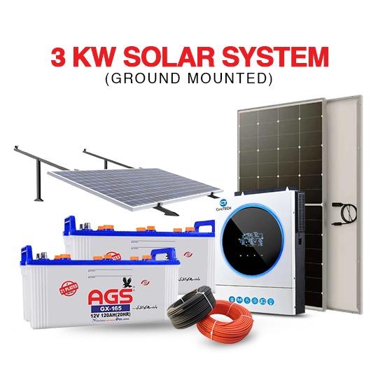 3KW SOLAR SYSTEM (Ground Mounted) by Core Energy