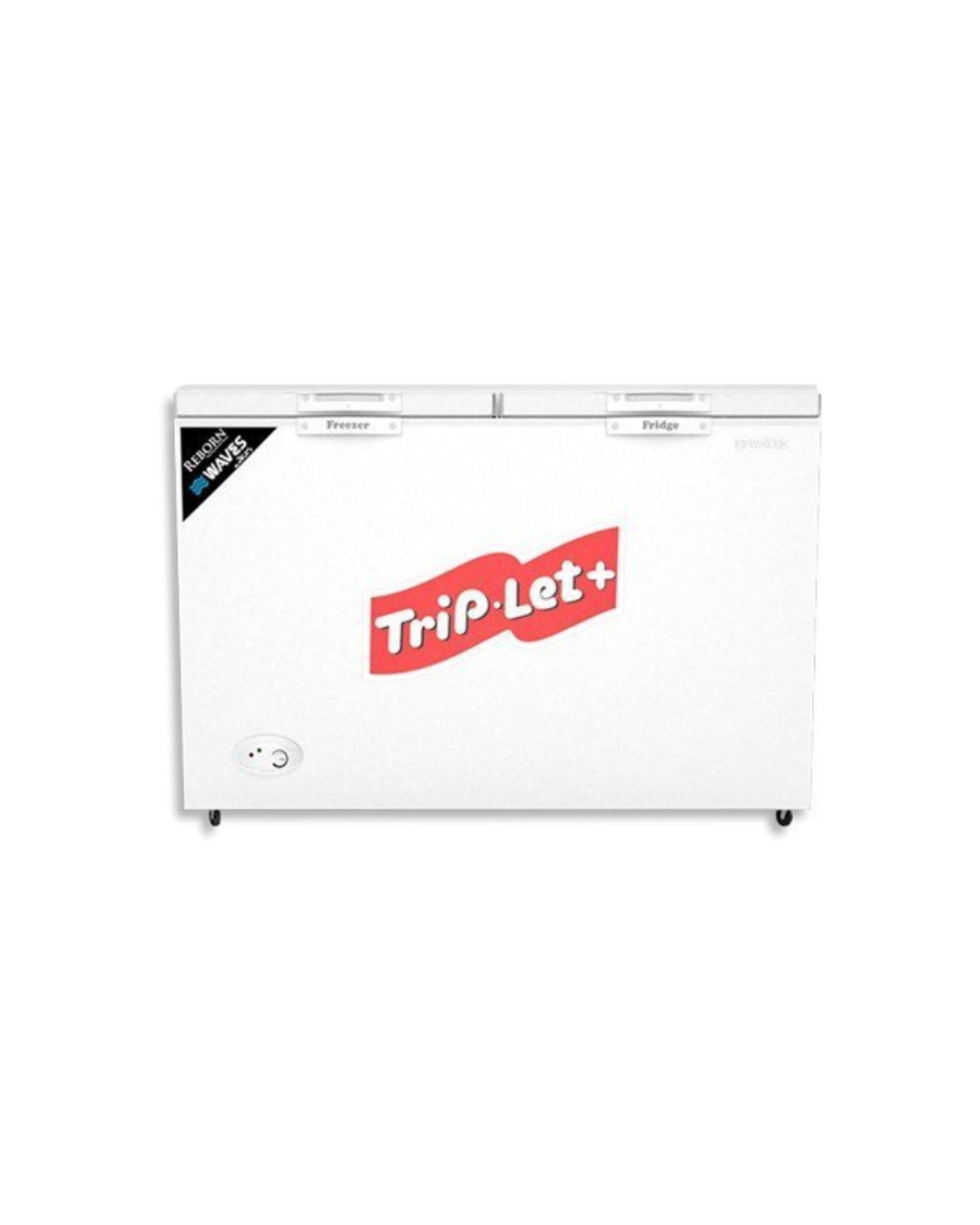 Waves | Double Door Non Inverter | 15CFT WDFT-315 Triplet | Deep Freezer