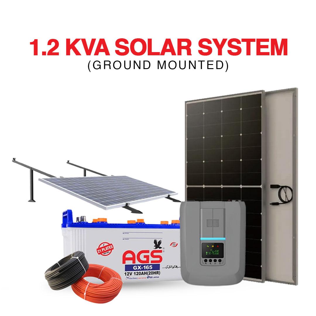 1.2 KVA SOLAR SYSTEM (Ground Mounted) by Core Energy