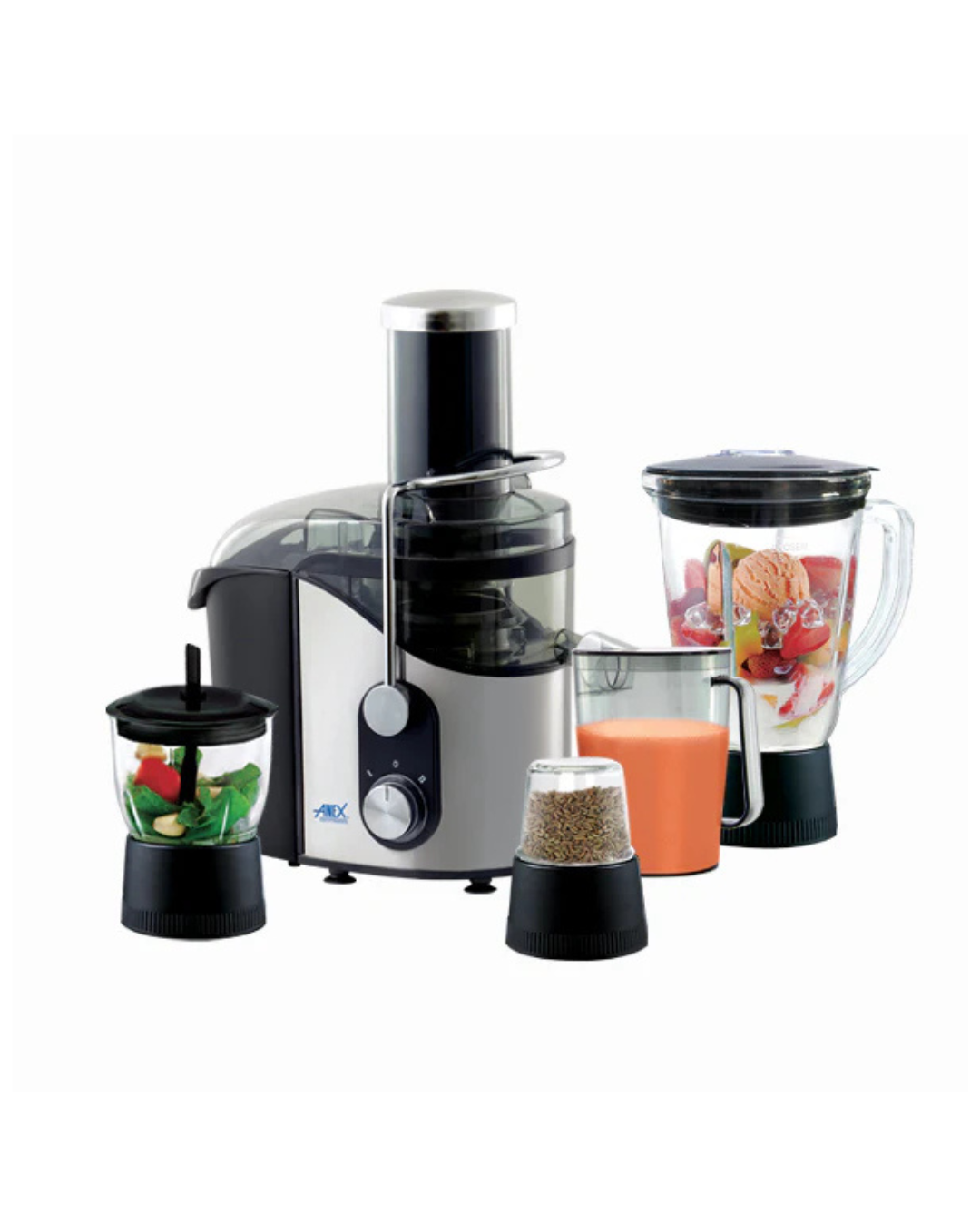  Anex |AG-188 | Deluxe Juicer Blender Grinder 