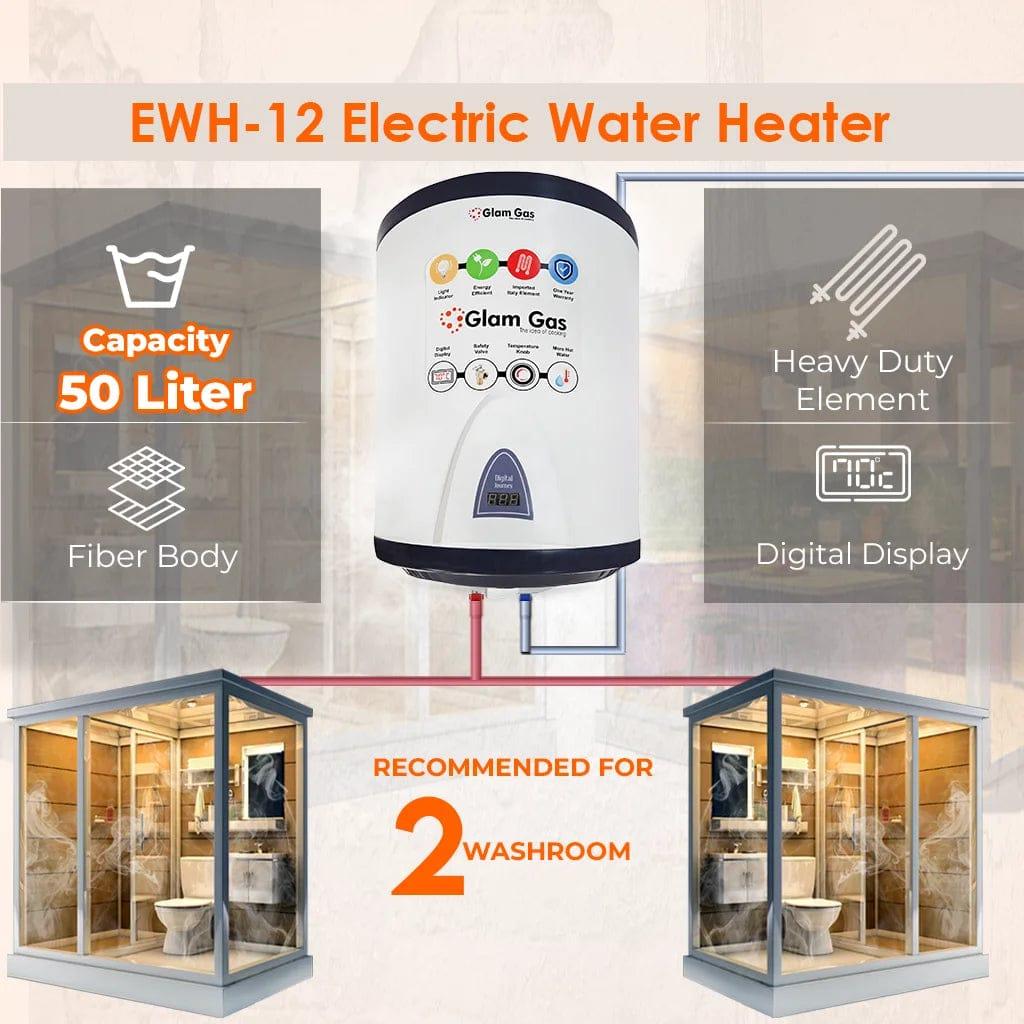 Electric Water Heater Geyser – EWH Series  50L| Glam Gas