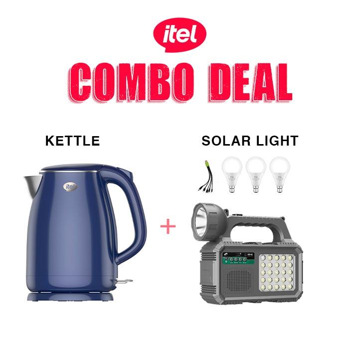  Itel | SOLAR LIGHT ISLS-001 + KETTLE IEKJX-003 