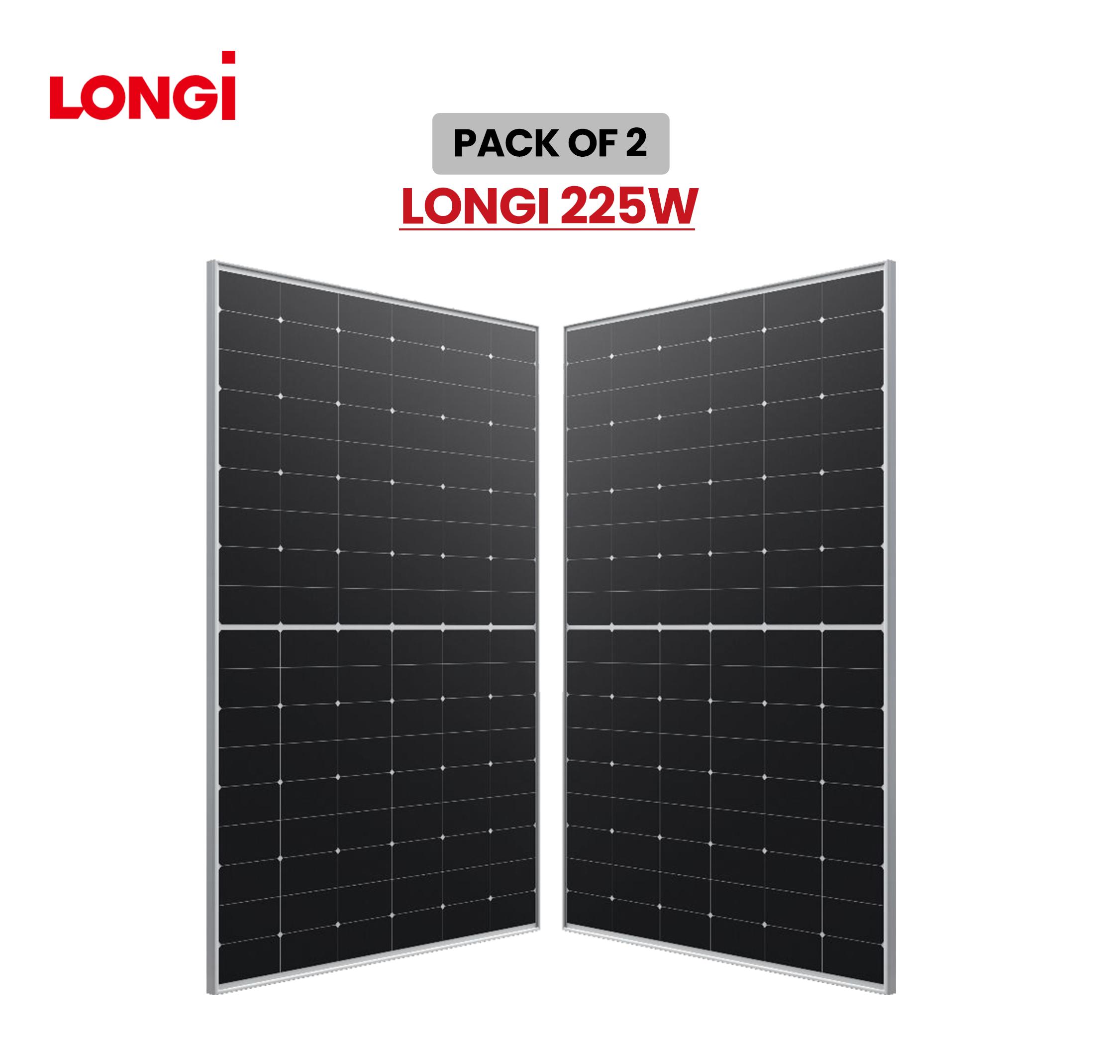 Longi 225W Solar Panel | (Pack Of 2) 