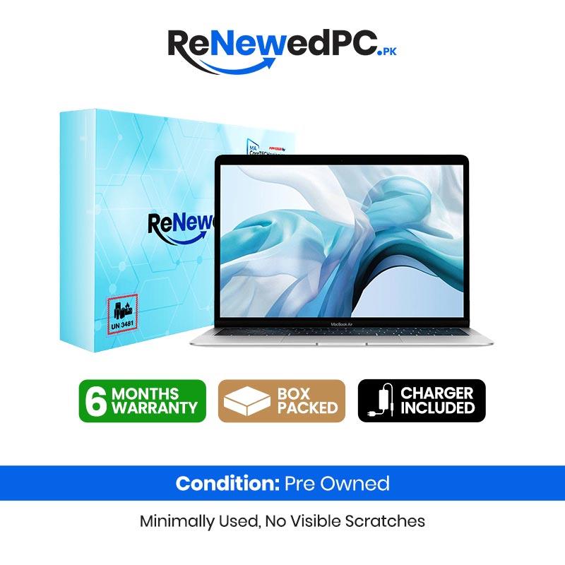 Apple MacBook Air 2019 (Used) Intel Core i5 16/512 | 906 Cycles | Silver Code: RNMB0002 | Renewed Pc