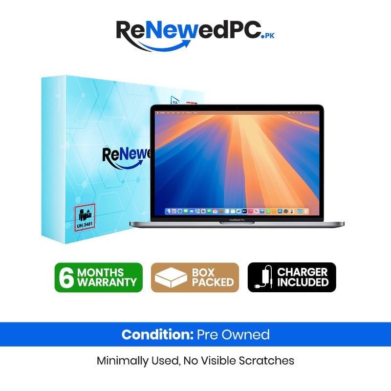 Apple MacBook Pro 2019 (Used) Intel Core i5 8/256 | 532 Cycles | Space Grey - Code: RNMB0020 | Renewed Pc