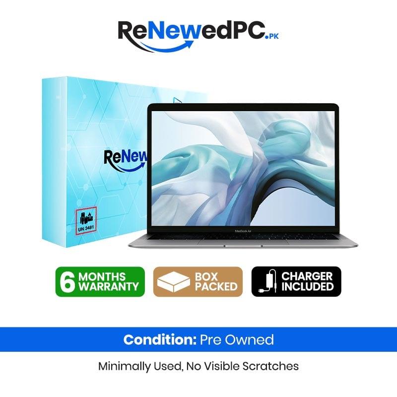 Apple MacBook Air 2020 (Used) Intel Core i3 8GB RAM 256GB SSD 13.3" Inches Retina Display | 222 Cycles | Space Grey - Code: RNMB0025 | Renewed Pc