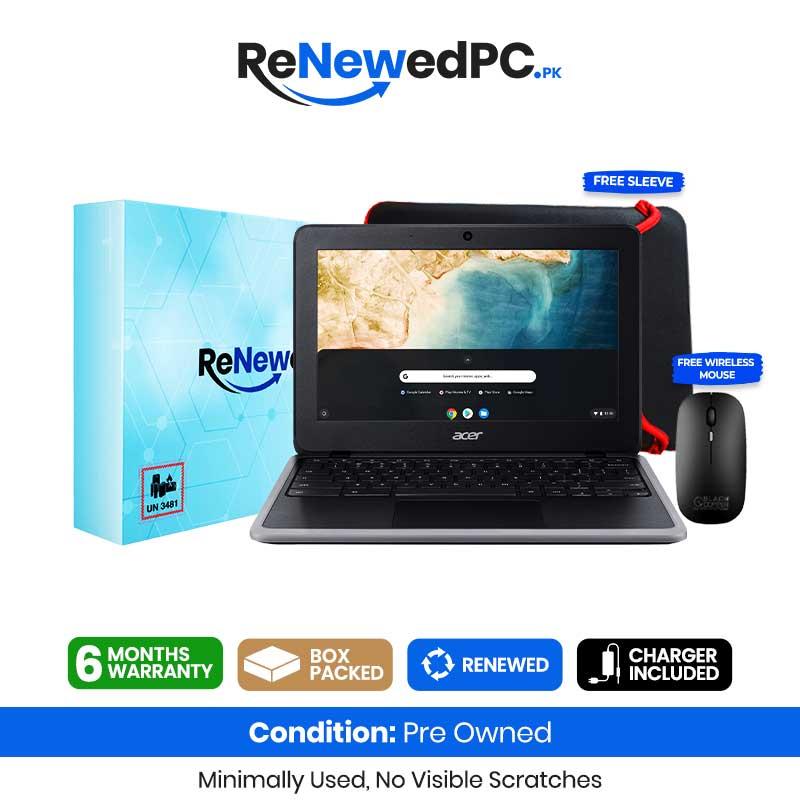 Acer Chromebook Spin 752 x360 | Intel Celeron N4020 | 4 GB RAM | 32 GB Storage | Chrome Operating System | 11" Display | Touch Screen | Renewed Pc