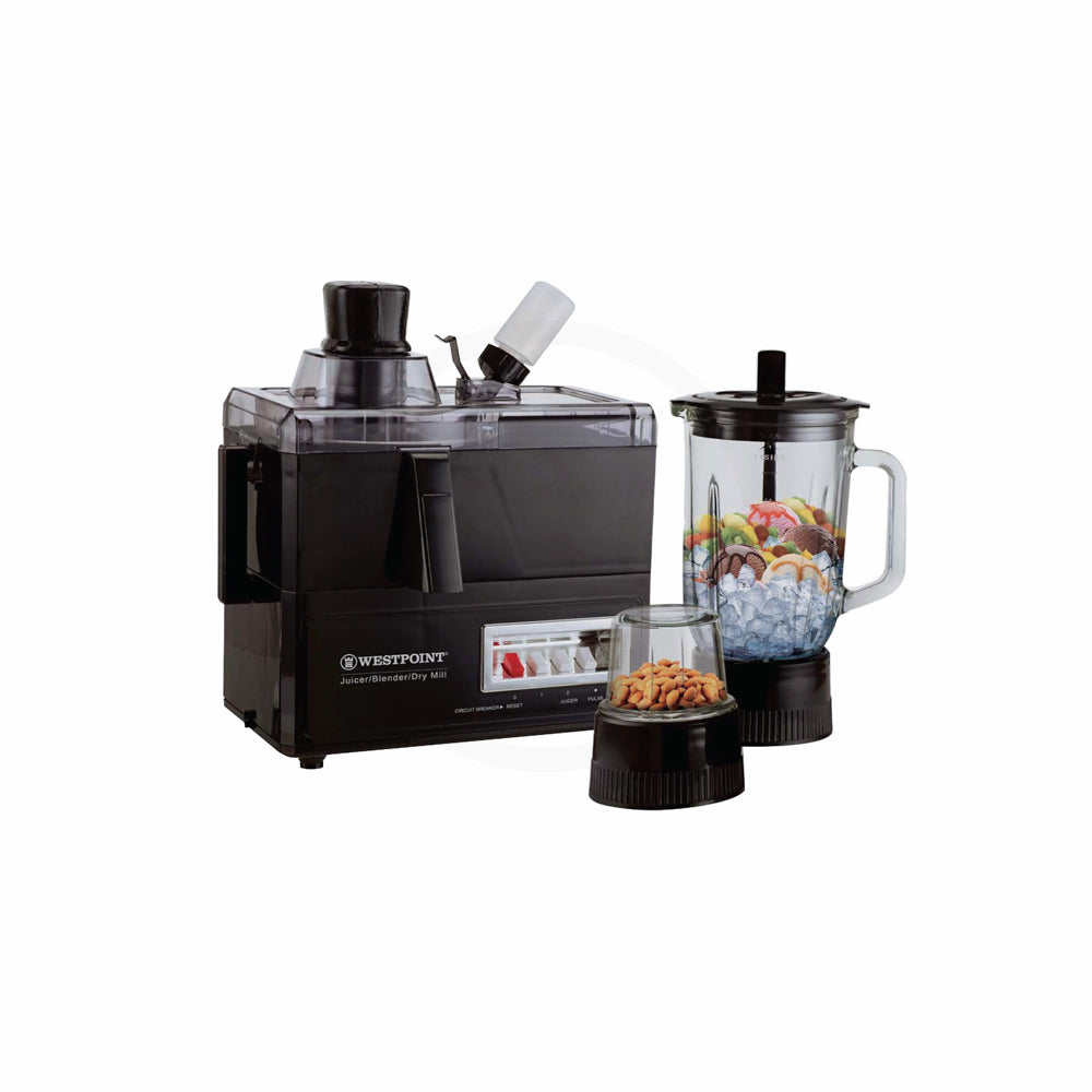 Westpoint Deluxe Juicer Blender & Dry Mill – 3-in-1 WF-8823 Juicer Machine