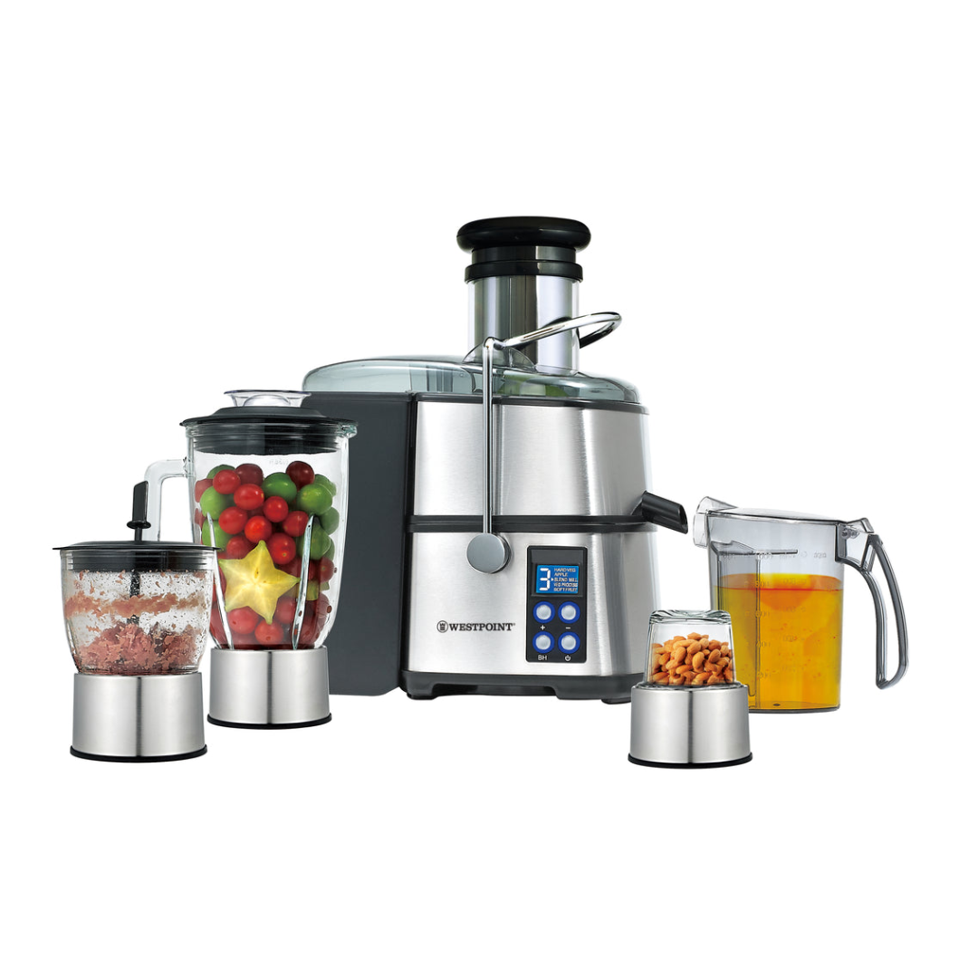 Westpoint Professional Kitchen Chef WF-1846 – 4-in-1 Juicer, Blender, Grinder & Mincer