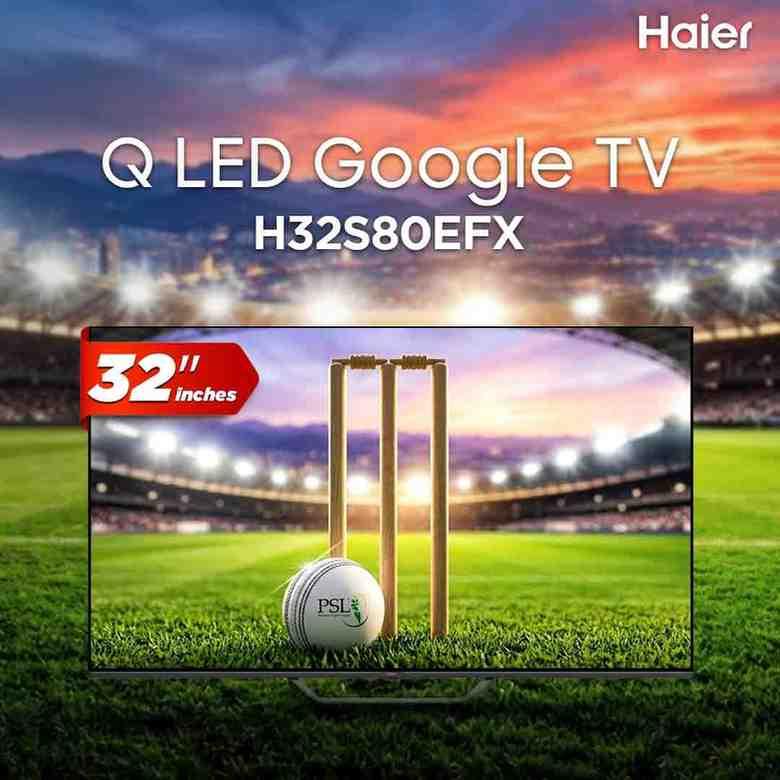 Haier 32″ | Q LED Google TV | H32S80EFX |